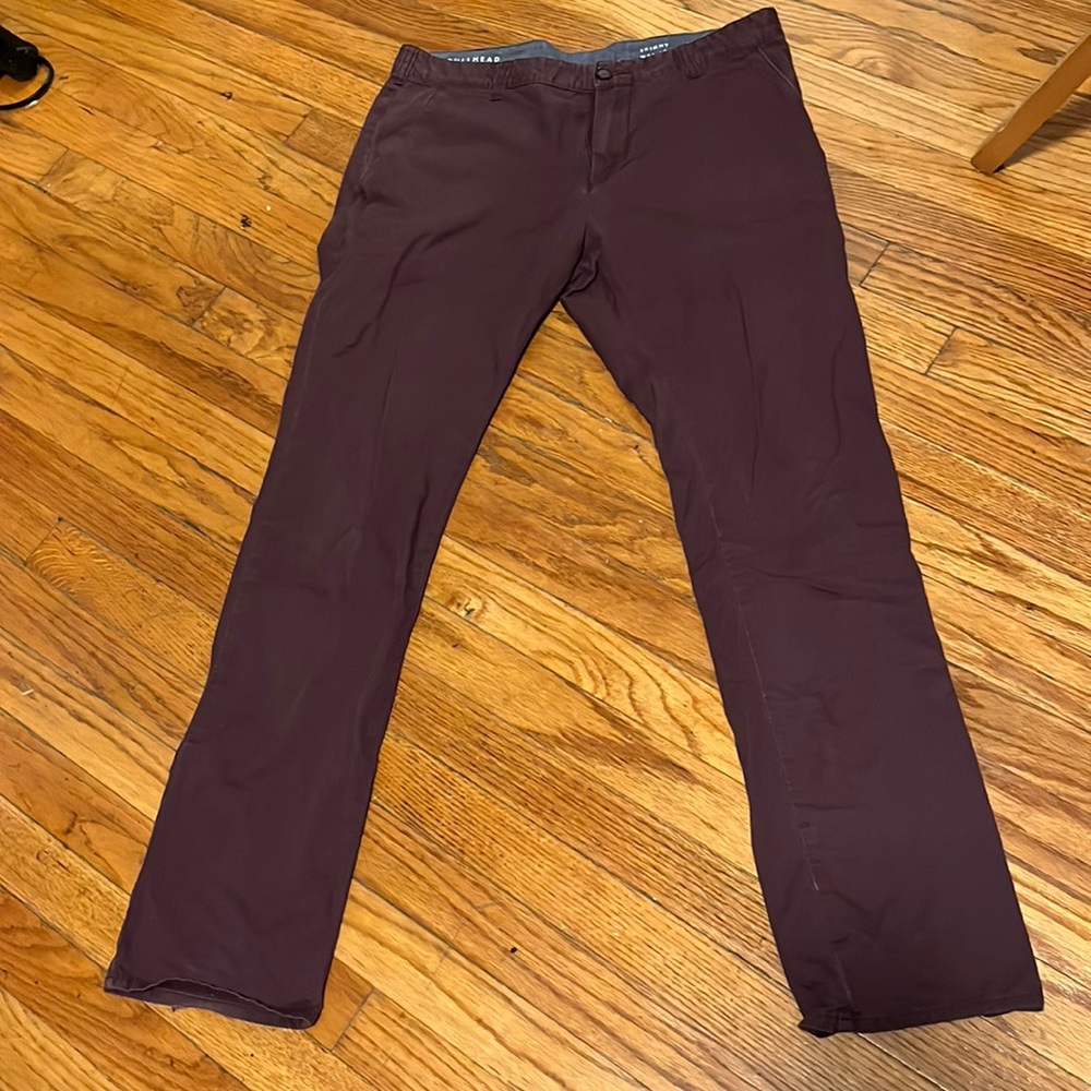 Bullhead chinos maroon W31 L32 skinny